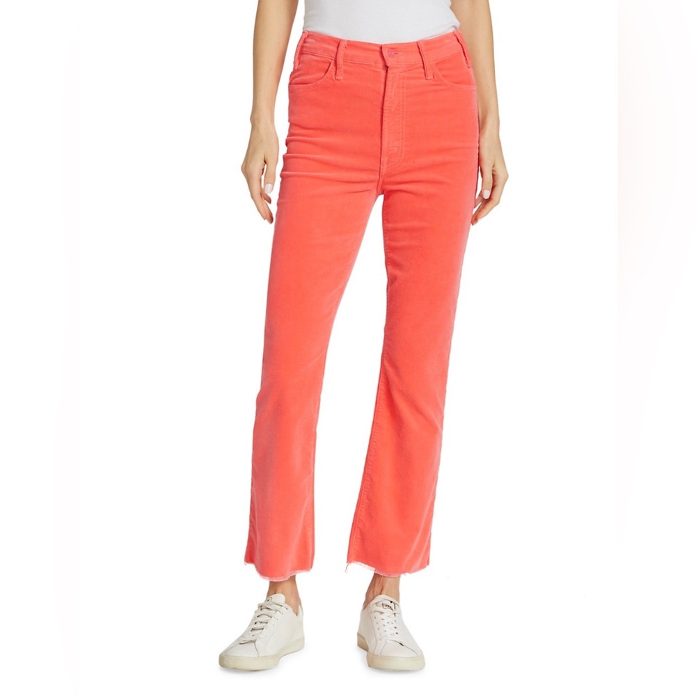 Mother The Hustler Flared Corduroy Jeans